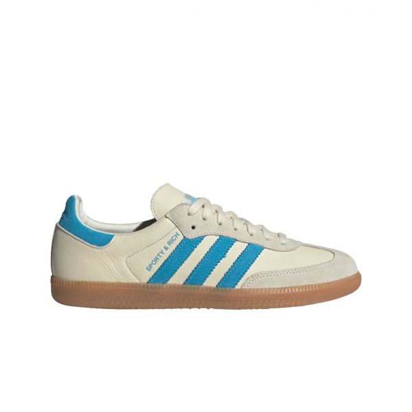 아디다스 x 스포티 앤 리치 삼바 크림 블루 Adidas x Sporty & Rich Samba Cream Blue