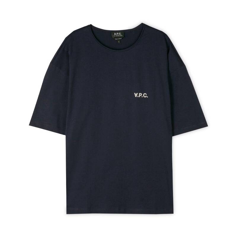 아페쎄 남성 제레미 VPC 로고 다크 네이비 반팔티 COFDW H26194 IAK 271897 1157282