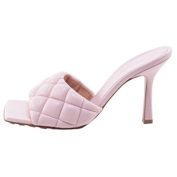 BOTTEGA VENETA 패디드 뮬 - 라이트 핑크 592015VBRR05071 270725